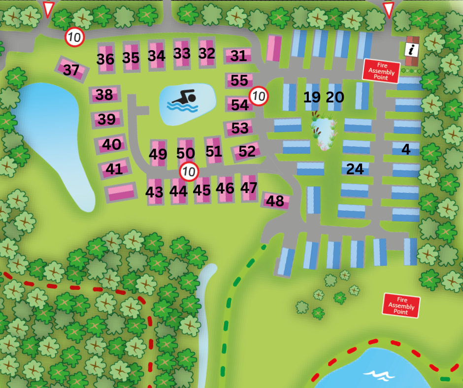 Site Maps1 Frisby Lakes Site Map